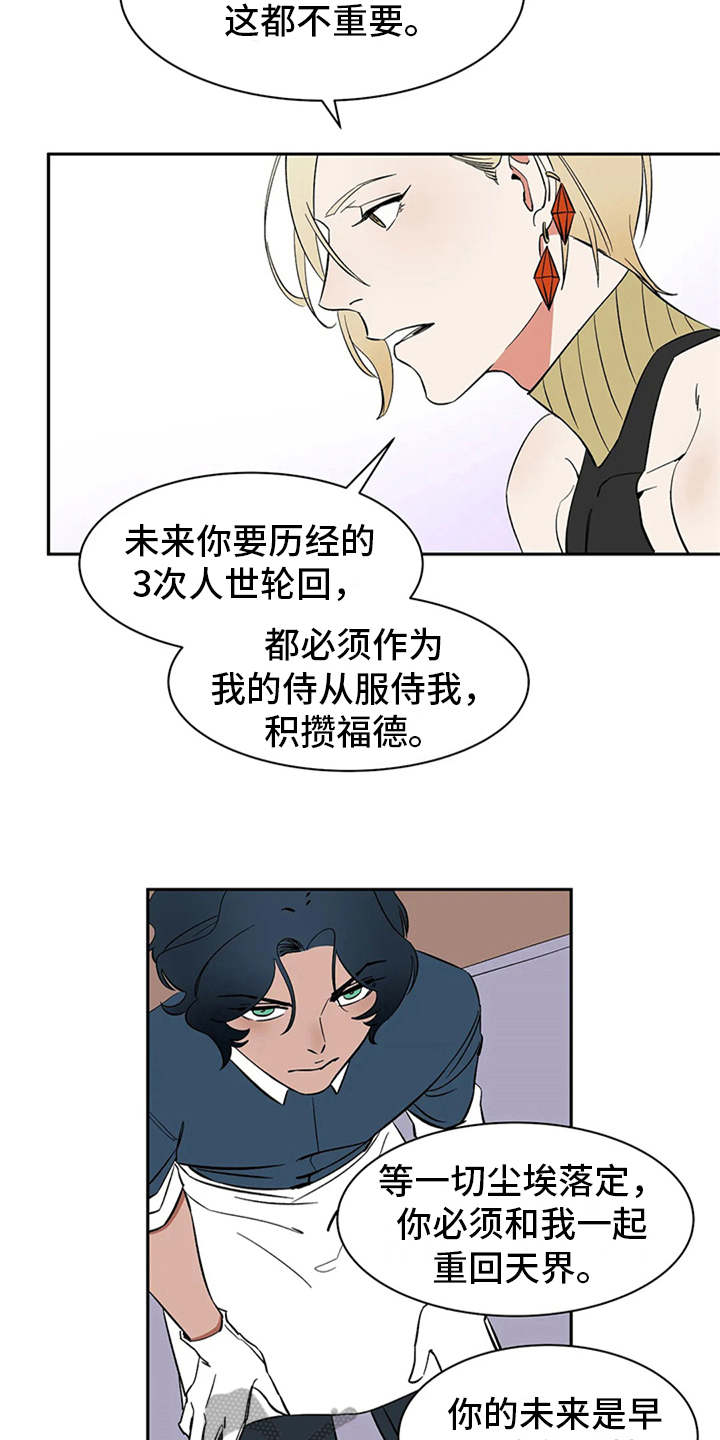 《天神的追随》漫画最新章节第10章：解释免费下拉式在线观看章节第【8】张图片