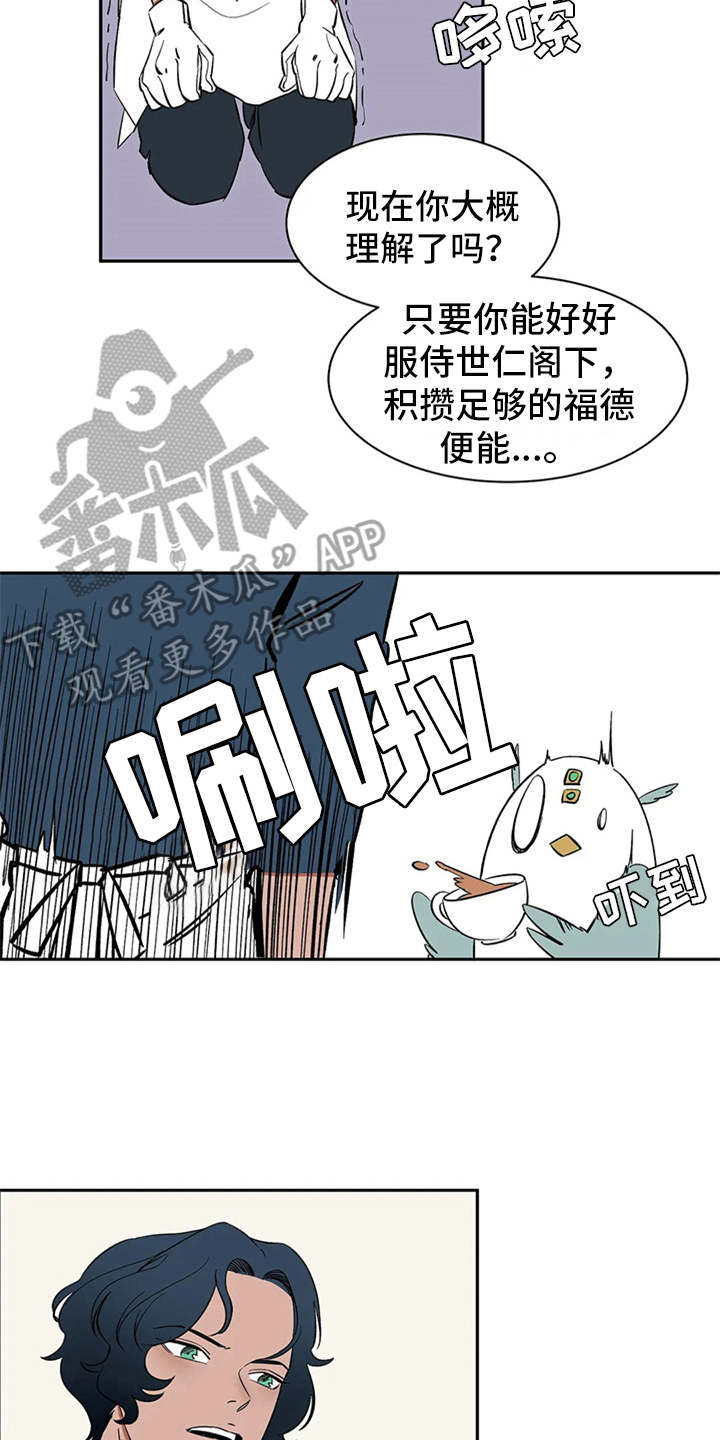 《天神的追随》漫画最新章节第10章：解释免费下拉式在线观看章节第【13】张图片