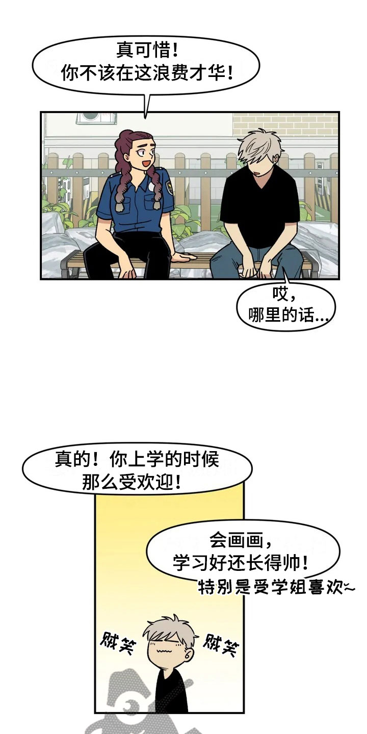 《雨后少女》漫画最新章节第7章：故友重逢免费下拉式在线观看章节第【11】张图片