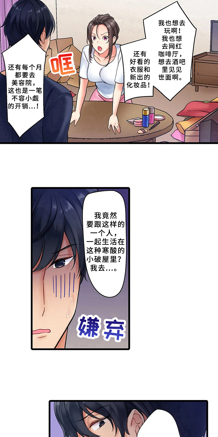 《贫穷的生活》漫画最新章节第1章：借住免费下拉式在线观看章节第【6】张图片