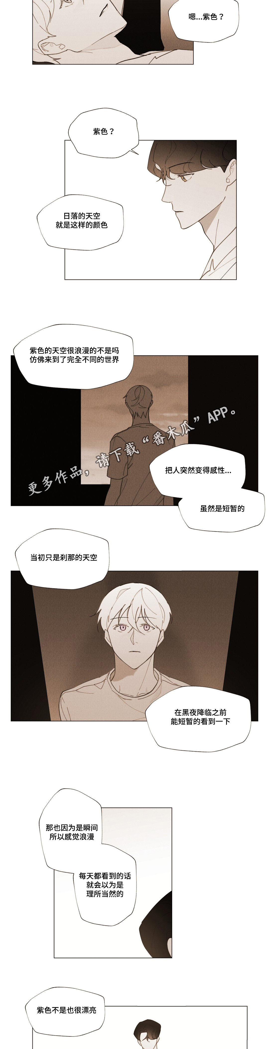 《真诚的世界》漫画最新章节第26章：浪漫的颜色免费下拉式在线观看章节第【15】张图片