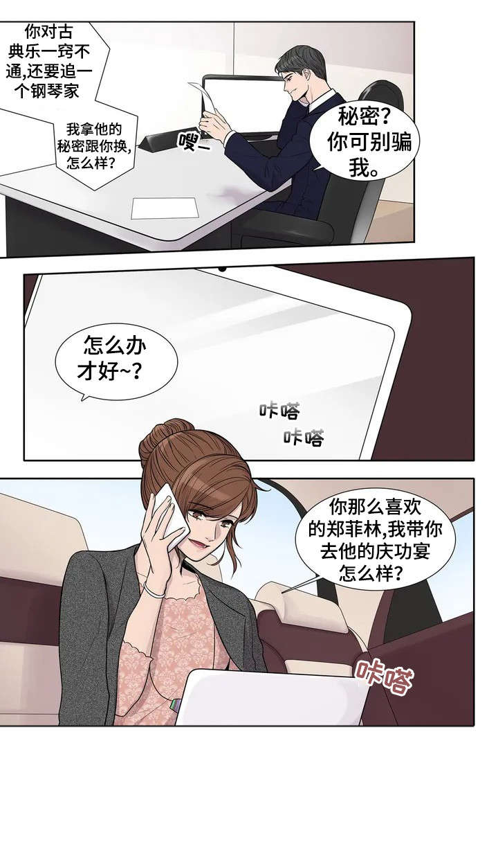 《月光独奏》漫画最新章节第1章：钢琴家免费下拉式在线观看章节第【3】张图片