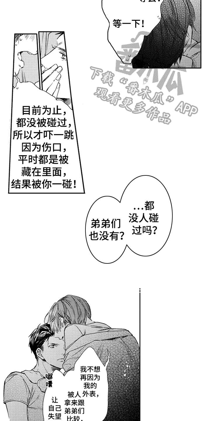 《三兄弟情义》漫画最新章节第4章：伤口免费下拉式在线观看章节第【3】张图片