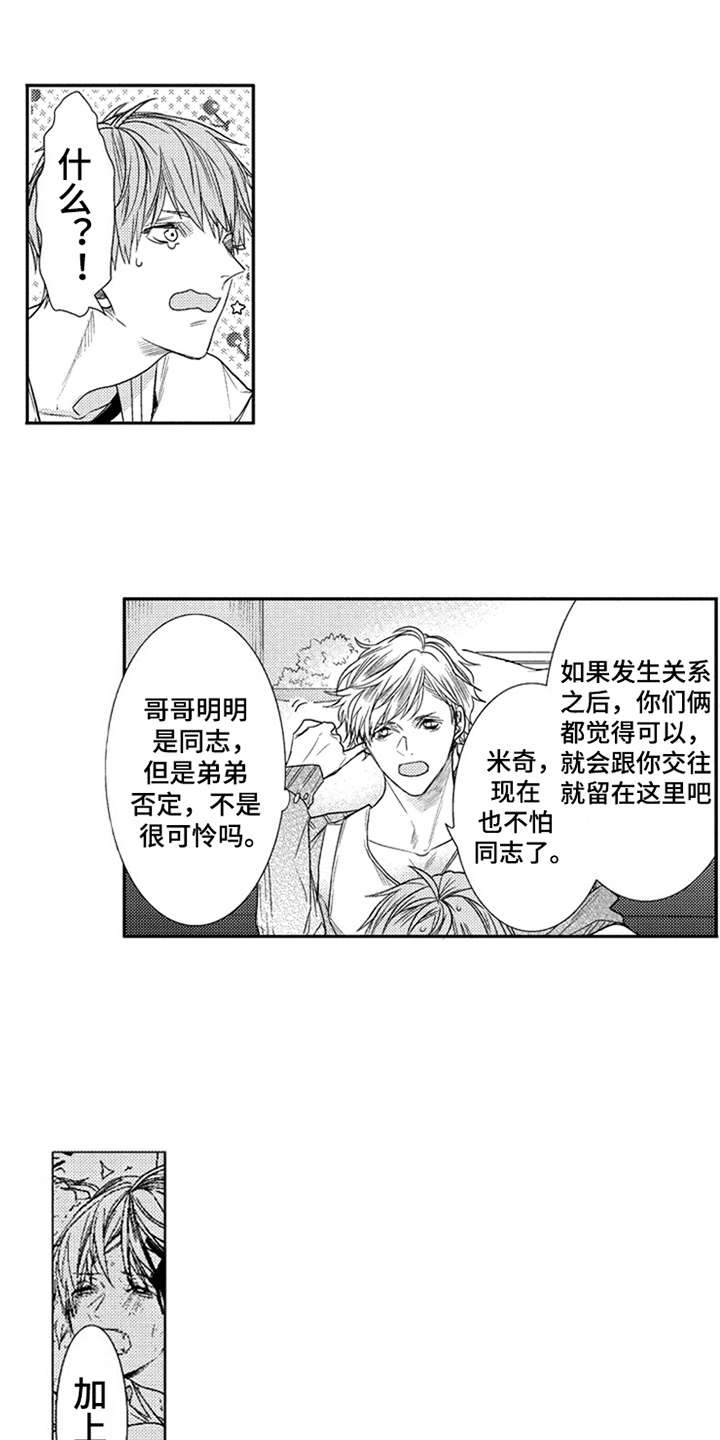 《三兄弟情义》漫画最新章节第14章：表明心意免费下拉式在线观看章节第【4】张图片