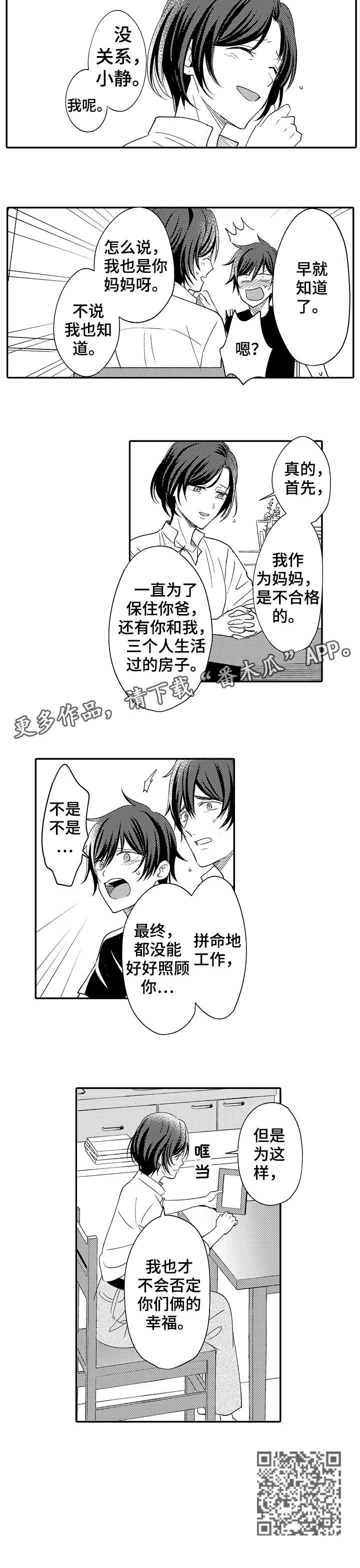 《疤痕交溶》漫画最新章节第26章：妈妈免费下拉式在线观看章节第【1】张图片