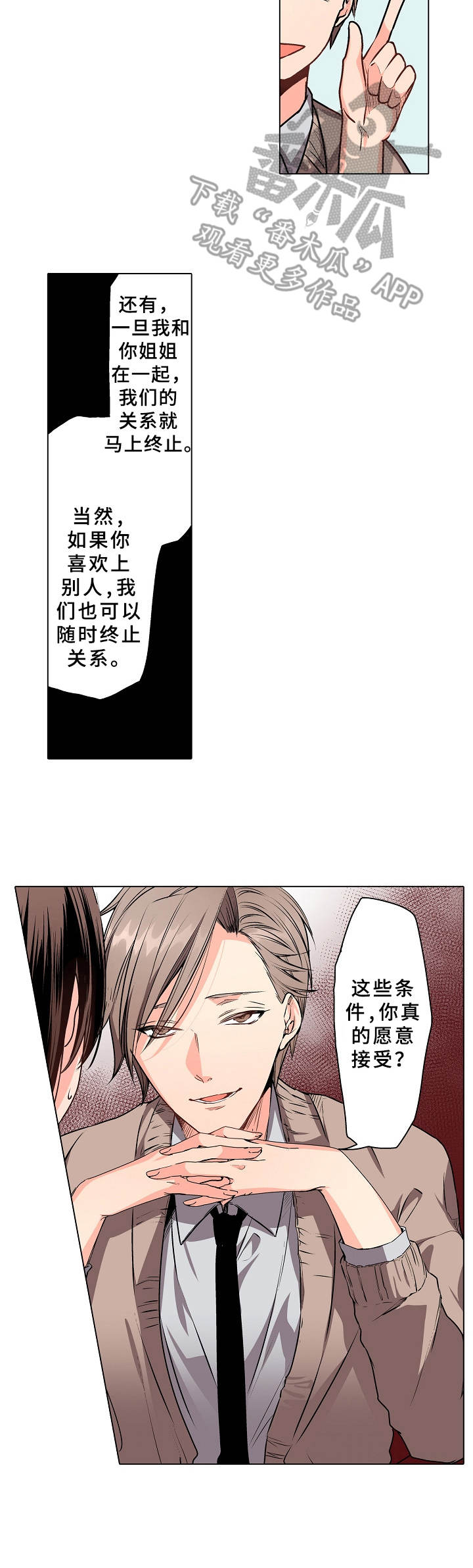 《爱的替身》漫画最新章节第6章：条件免费下拉式在线观看章节第【8】张图片