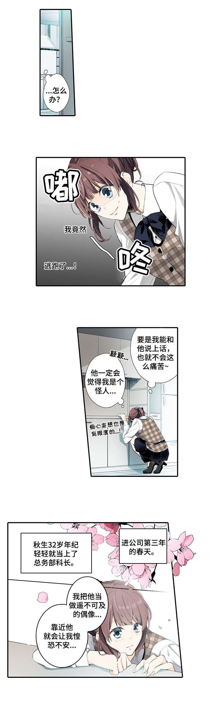 《崇拜的上司》漫画最新章节第1章：上司免费下拉式在线观看章节第【2】张图片