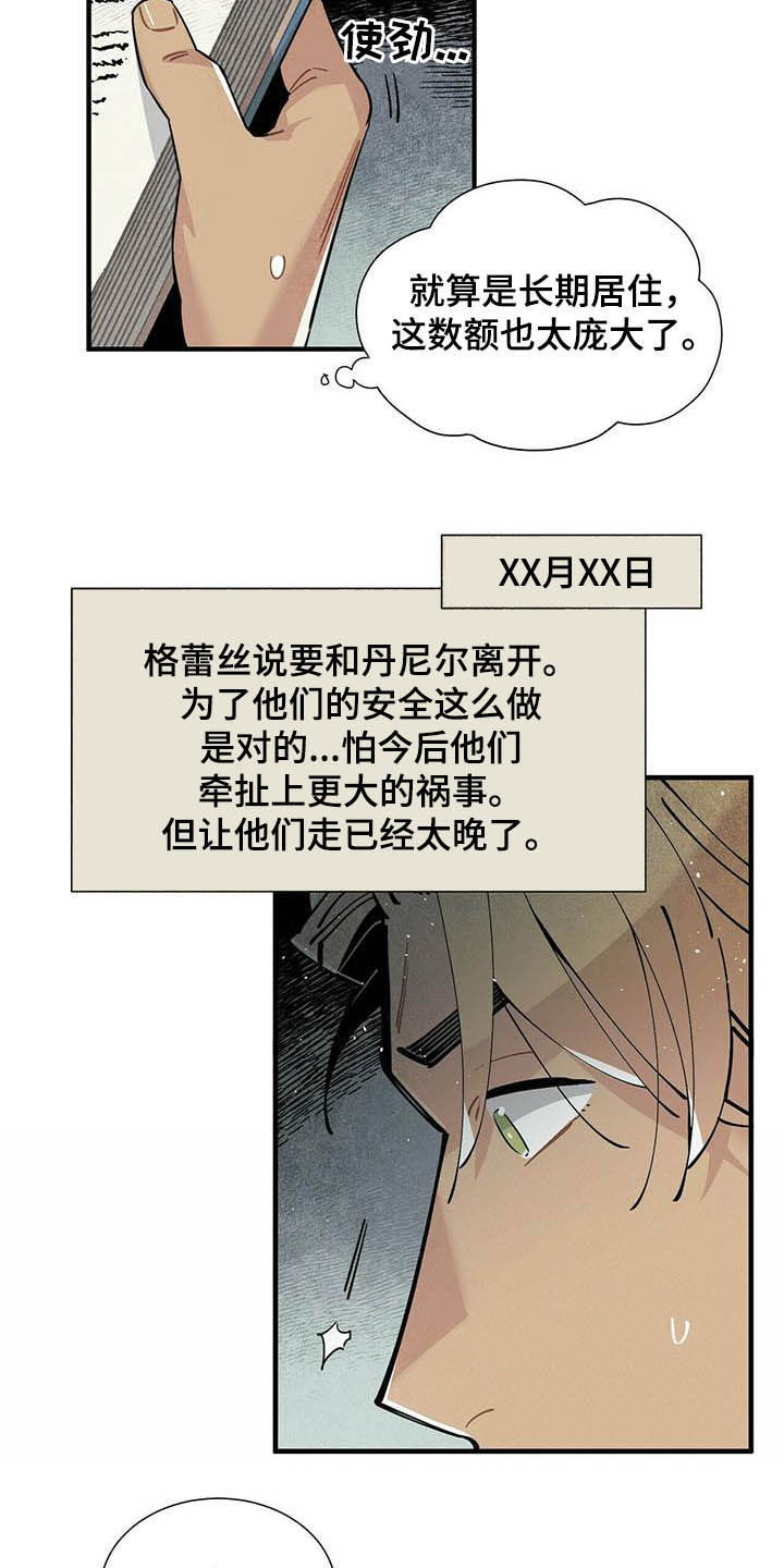 《帕鲁斯旅馆》漫画最新章节第25章：日记免费下拉式在线观看章节第【13】张图片