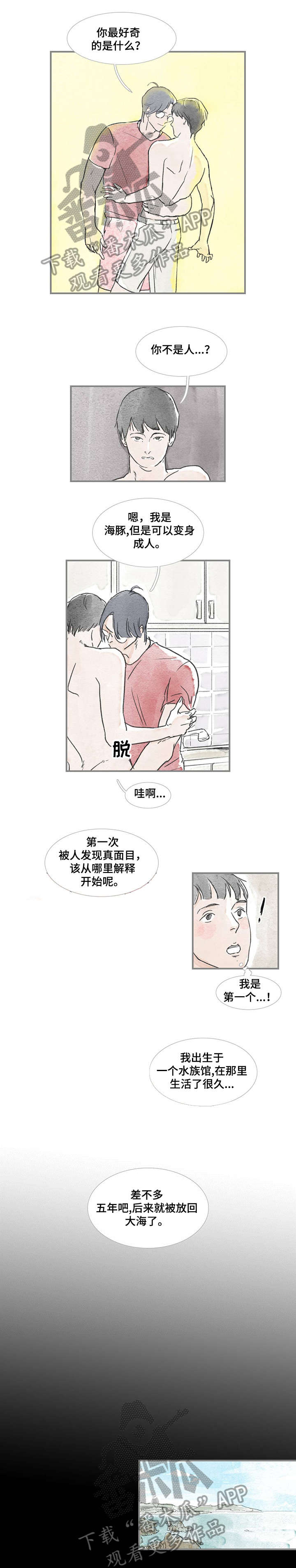 《海豚教练》漫画最新章节第17章：刚才免费下拉式在线观看章节第【6】张图片