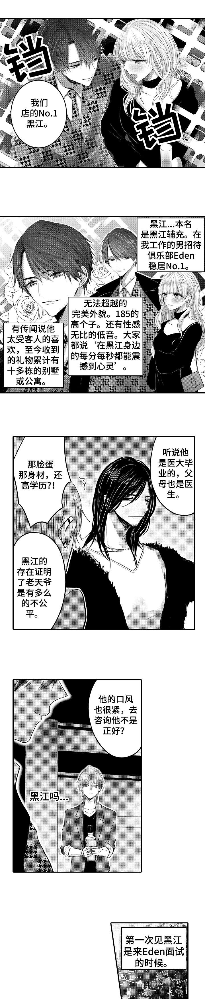 《人身危机》漫画最新章节第1章：男招待免费下拉式在线观看章节第【6】张图片