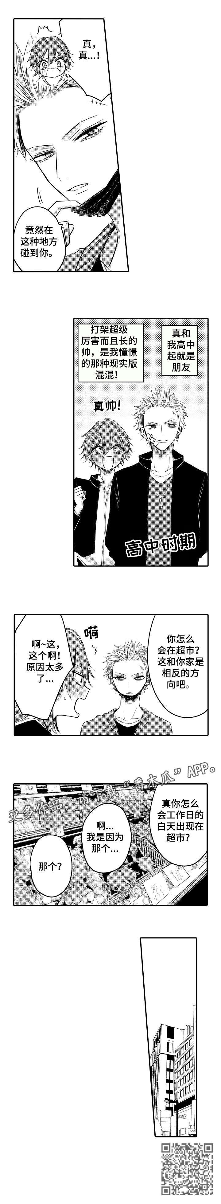 《人身危机》漫画最新章节第6章：超市免费下拉式在线观看章节第【1】张图片