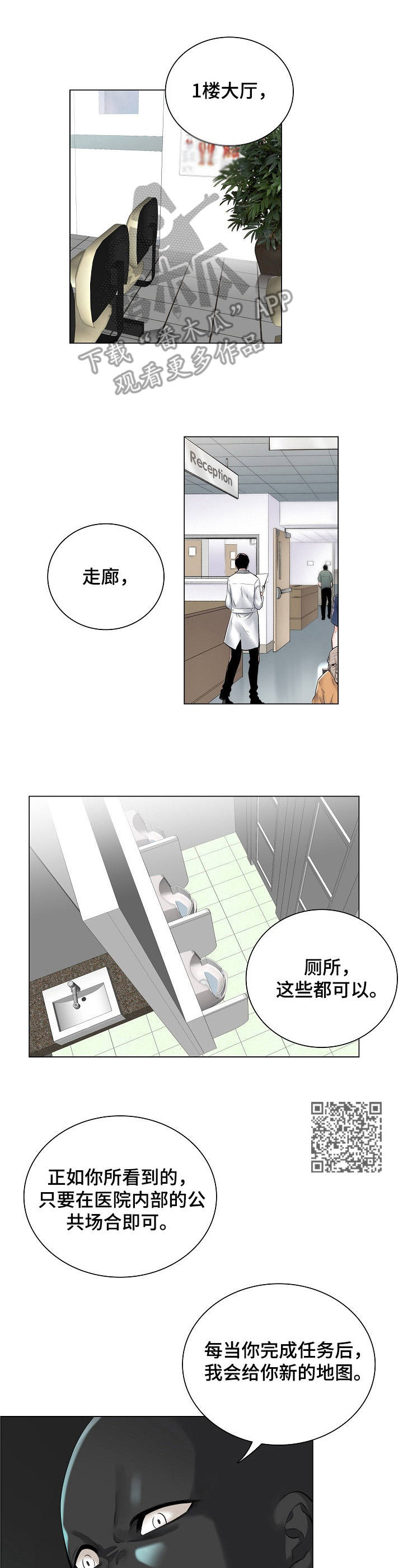 《医生游戏》漫画最新章节第13章：医院地图免费下拉式在线观看章节第【6】张图片