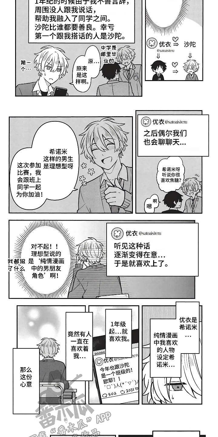 《燃烧青春》漫画最新章节第5章：社交动态免费下拉式在线观看章节第【6】张图片