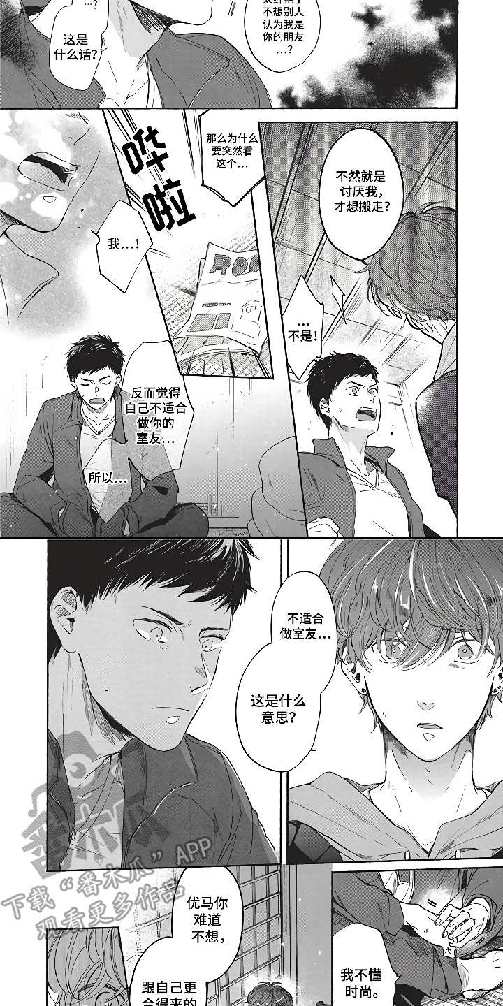 《燃烧青春》漫画最新章节第8章：模特友人免费下拉式在线观看章节第【6】张图片