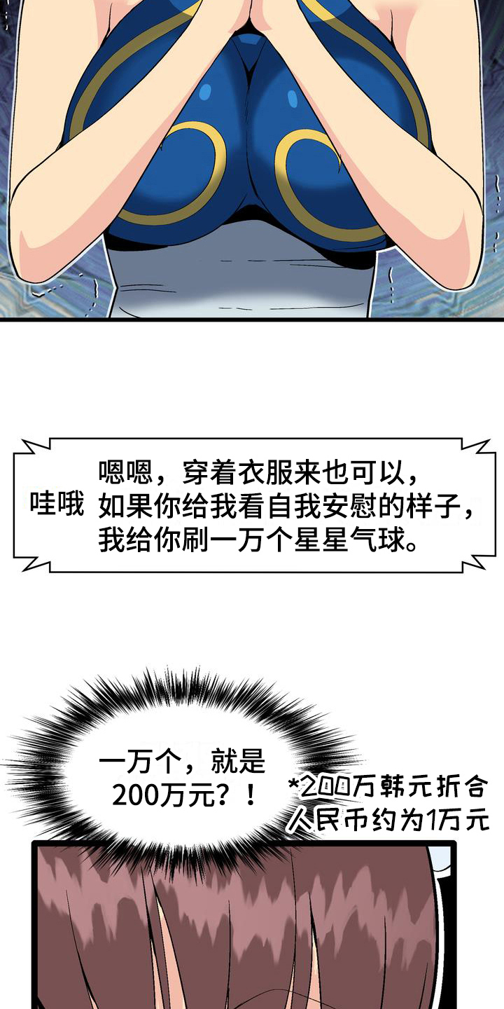 《扮演游戏》漫画最新章节第3章：打赏免费下拉式在线观看章节第【16】张图片