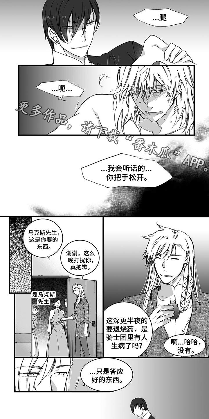 《落魄王子》漫画最新章节第11章：上药免费下拉式在线观看章节第【3】张图片