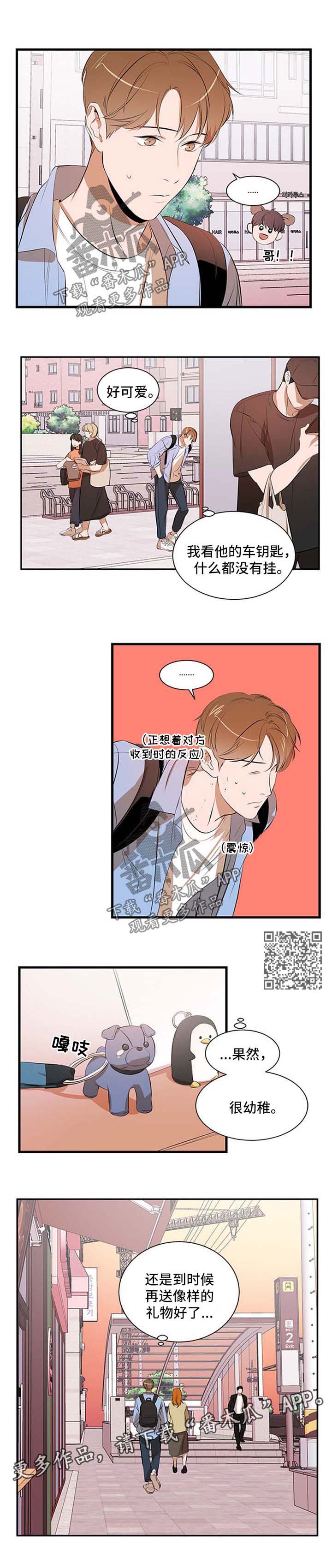 《私人空间》漫画最新章节第48章：钥匙扣免费下拉式在线观看章节第【6】张图片