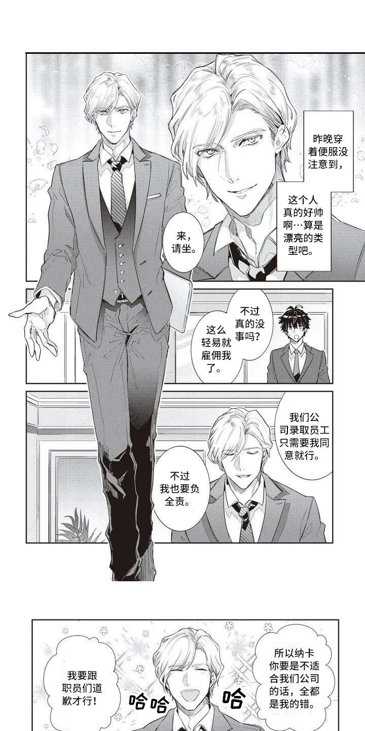 《绝对王子》漫画最新章节第2章：社长免费下拉式在线观看章节第【9】张图片