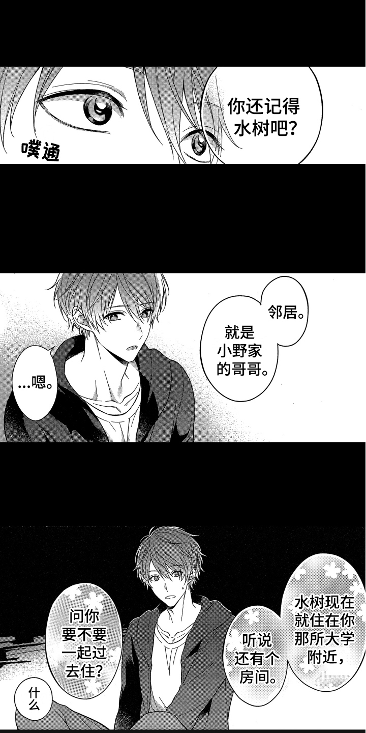 《融化的吻》漫画最新章节第1章：同居免费下拉式在线观看章节第【9】张图片