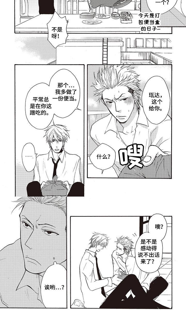 《甜食陷阱》漫画最新章节第2章：便当免费下拉式在线观看章节第【1】张图片