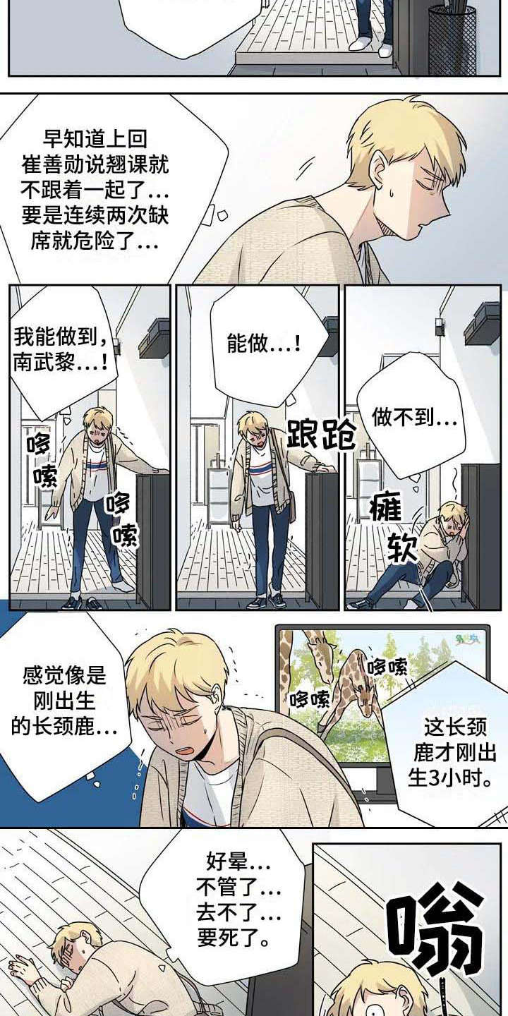 《杀手室友》漫画最新章节第19章：生病免费下拉式在线观看章节第【3】张图片