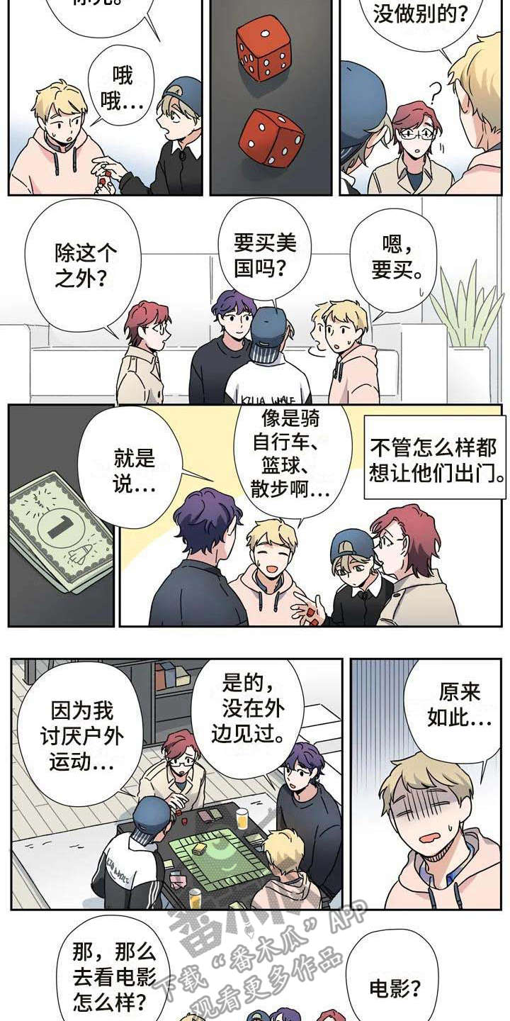 《杀手室友》漫画最新章节第25章：玩游戏免费下拉式在线观看章节第【8】张图片