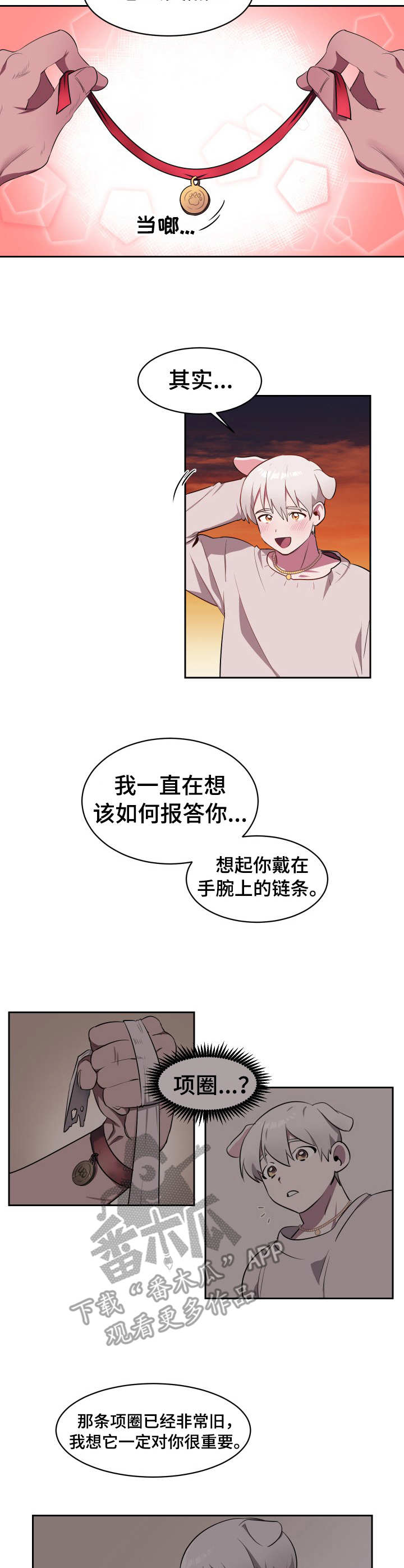 《阿旺阿喵》漫画最新章节第4章：新项圈免费下拉式在线观看章节第【9】张图片