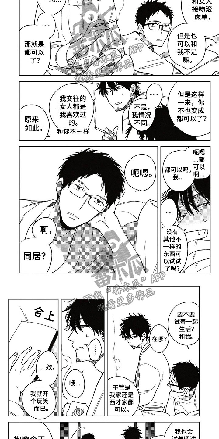 《呀这是漫画陷阱》漫画最新章节第12章：一起住吧？免费下拉式在线观看章节第【4】张图片