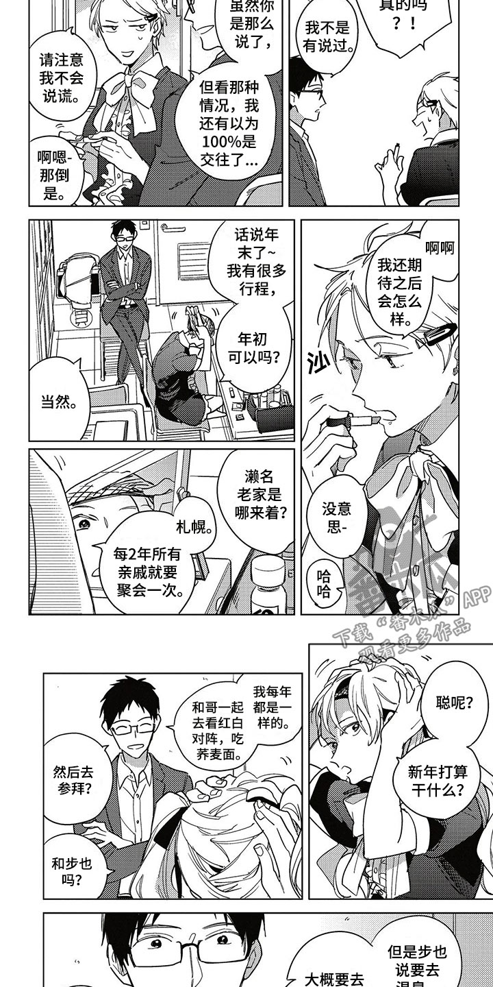 《呀这是漫画陷阱》漫画最新章节第20章：新年免费下拉式在线观看章节第【6】张图片