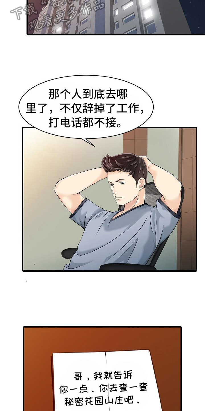 《秘密花园》漫画最新章节第22章：线索免费下拉式在线观看章节第【14】张图片