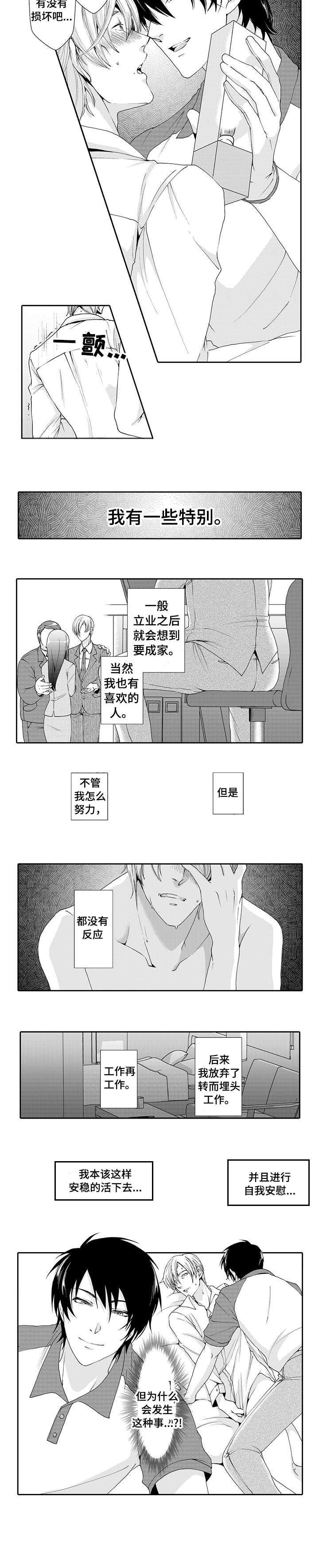 《与他一同堕落》漫画最新章节第1章：快递免费下拉式在线观看章节第【1】张图片