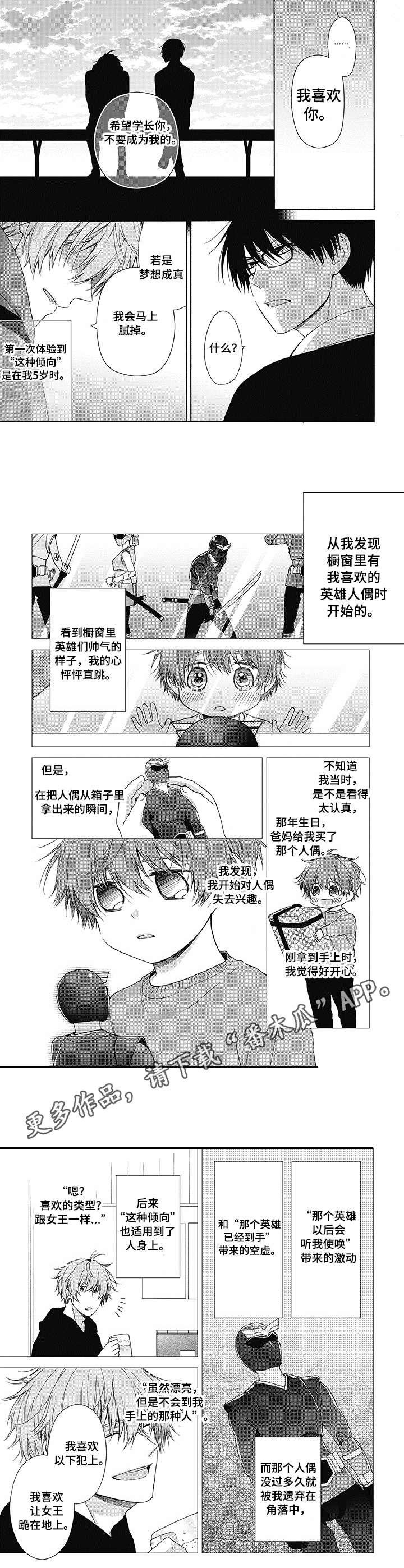 《冷面学长》漫画最新章节第5章：海边免费下拉式在线观看章节第【2】张图片