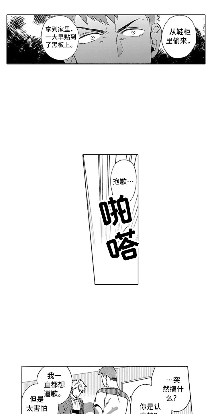 《我们的相遇》漫画最新章节第19章：情书免费下拉式在线观看章节第【2】张图片