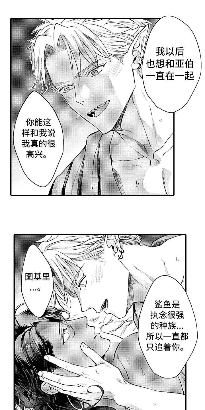 《献给鲨鱼家族》漫画最新章节第26章：回来了免费下拉式在线观看章节第【8】张图片