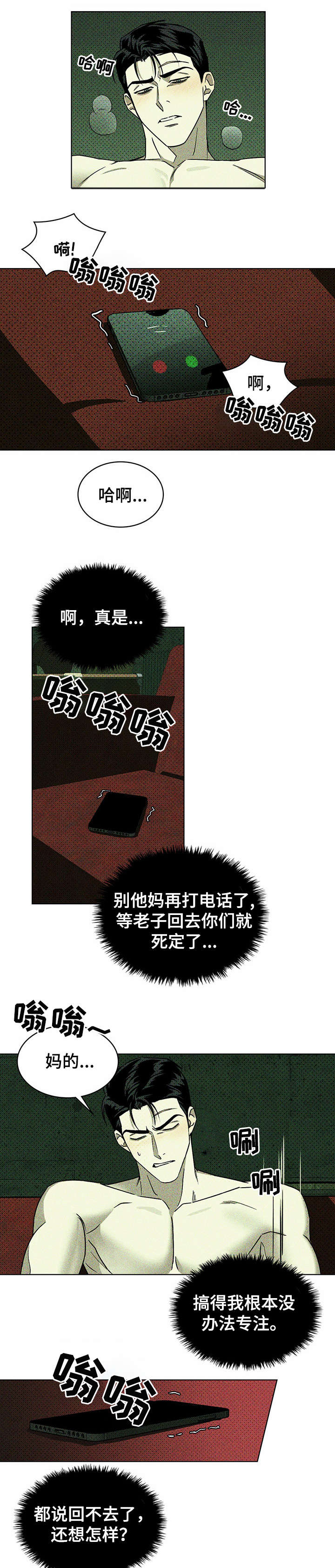 《绿色纹理》漫画最新章节第12章：电话免费下拉式在线观看章节第【3】张图片