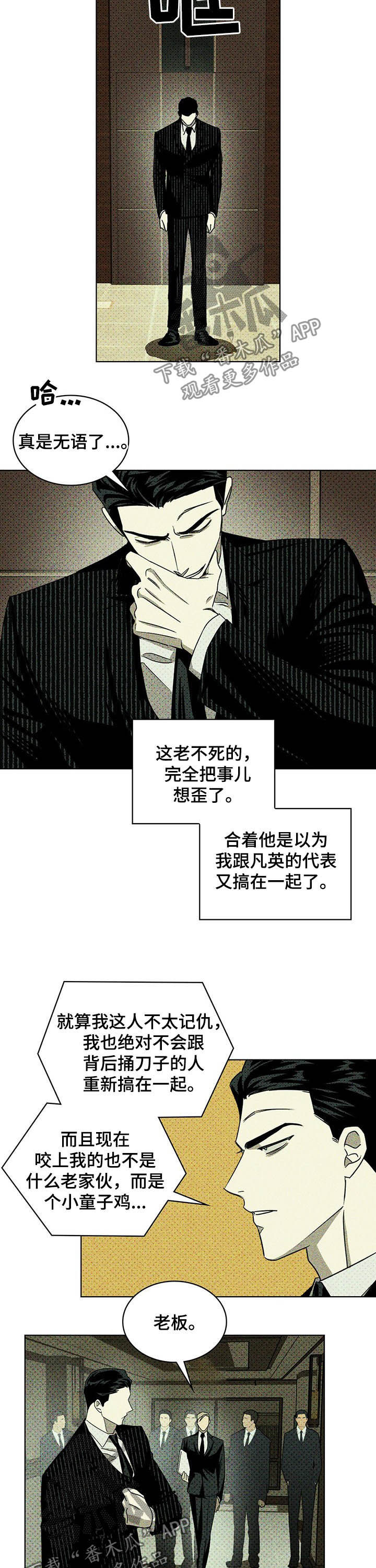 《绿色纹理》漫画最新章节第47章：高层会议免费下拉式在线观看章节第【2】张图片