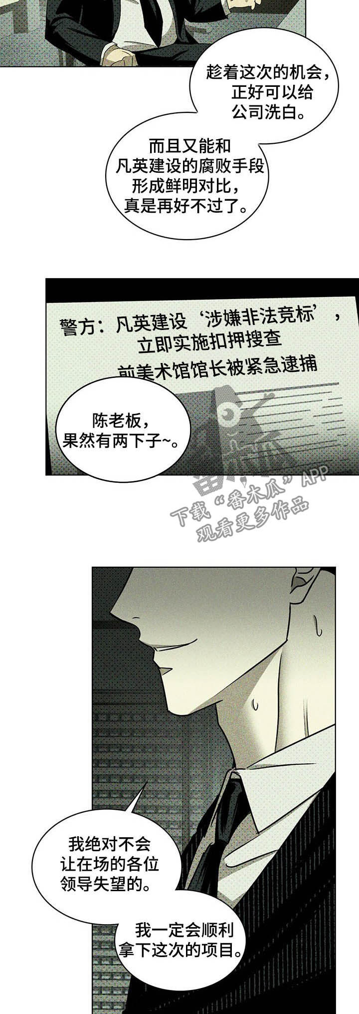 《绿色纹理》漫画最新章节第47章：高层会议免费下拉式在线观看章节第【10】张图片