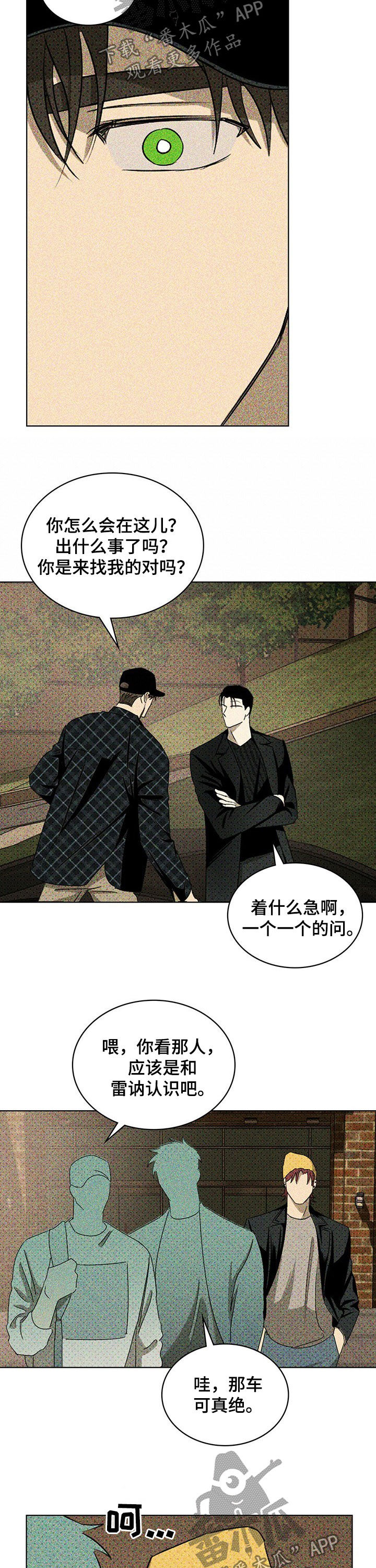 《绿色纹理》漫画最新章节第53章：来见你的免费下拉式在线观看章节第【3】张图片