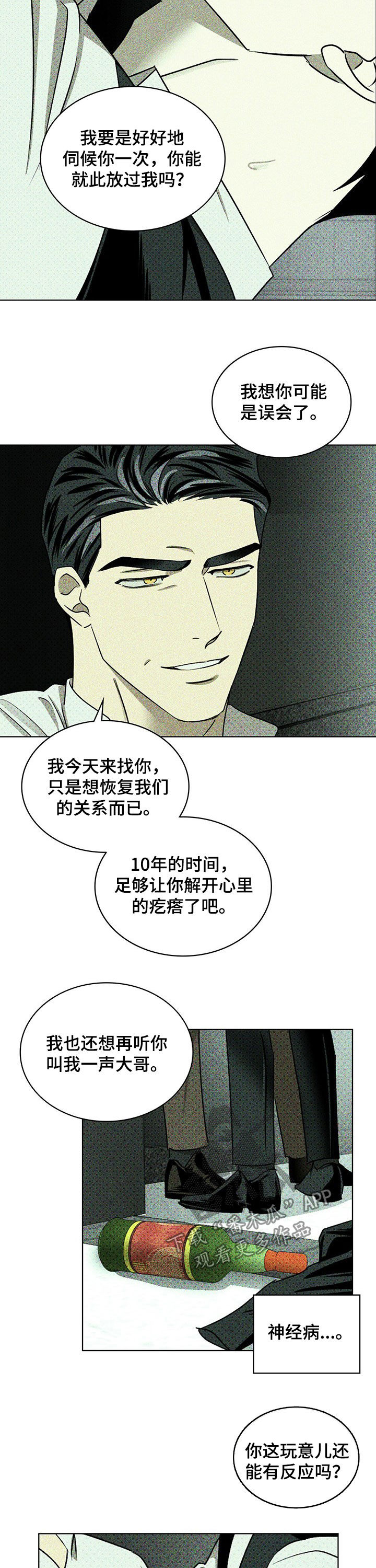 《绿色纹理》漫画最新章节第53章：来见你的免费下拉式在线观看章节第【13】张图片