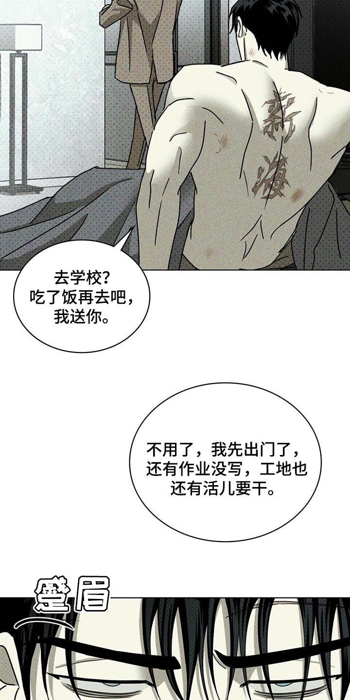 《绿色纹理》漫画最新章节第67章：联系我免费下拉式在线观看章节第【22】张图片