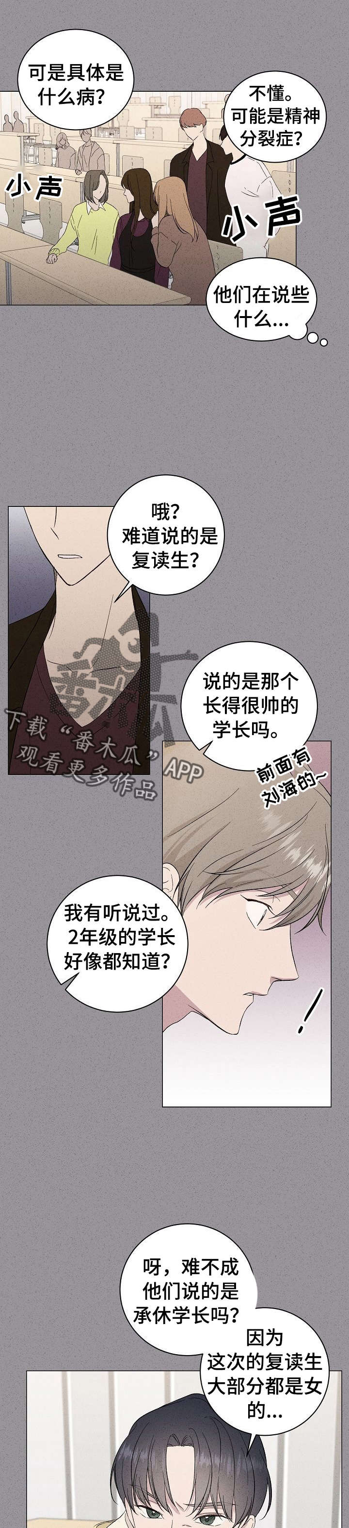 《残留影子的地方》漫画最新章节第13章：议论免费下拉式在线观看章节第【4】张图片