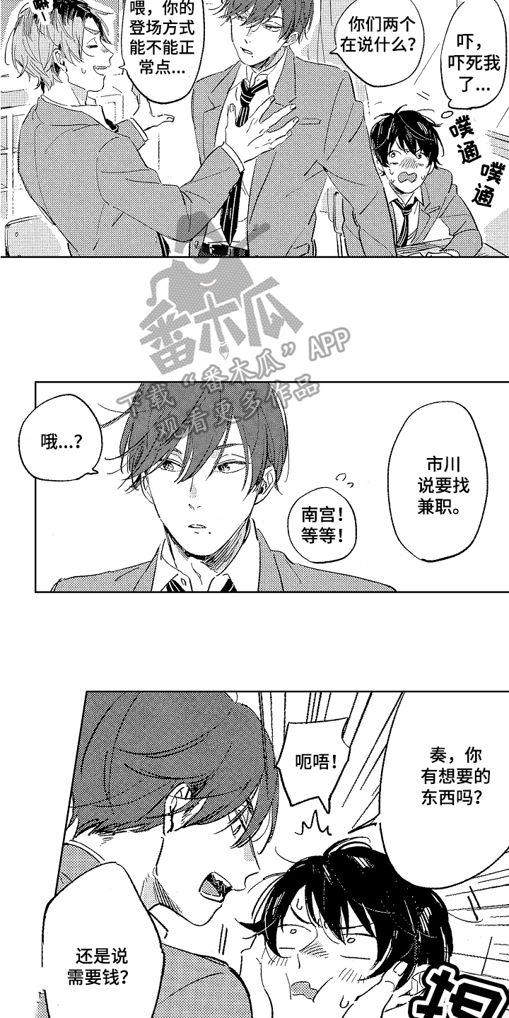 《表白好时机》漫画最新章节第4章：兼职免费下拉式在线观看章节第【11】张图片