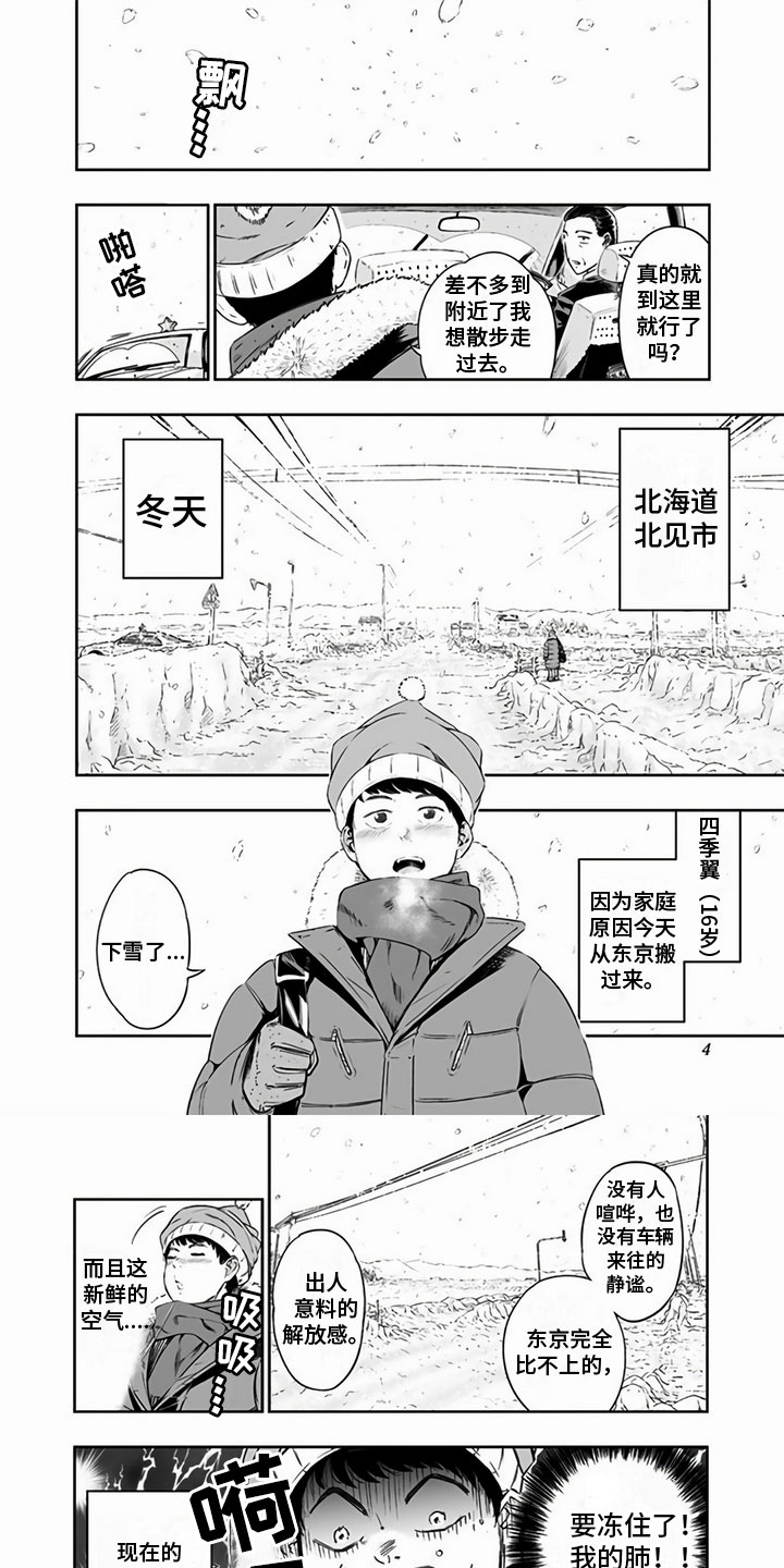 《北海道蜜旅》漫画最新章节第1章：相遇免费下拉式在线观看章节第【4】张图片