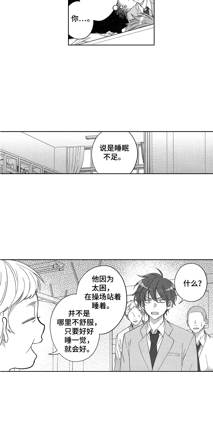 《王子闹钟》漫画最新章节第8章：晕倒免费下拉式在线观看章节第【12】张图片