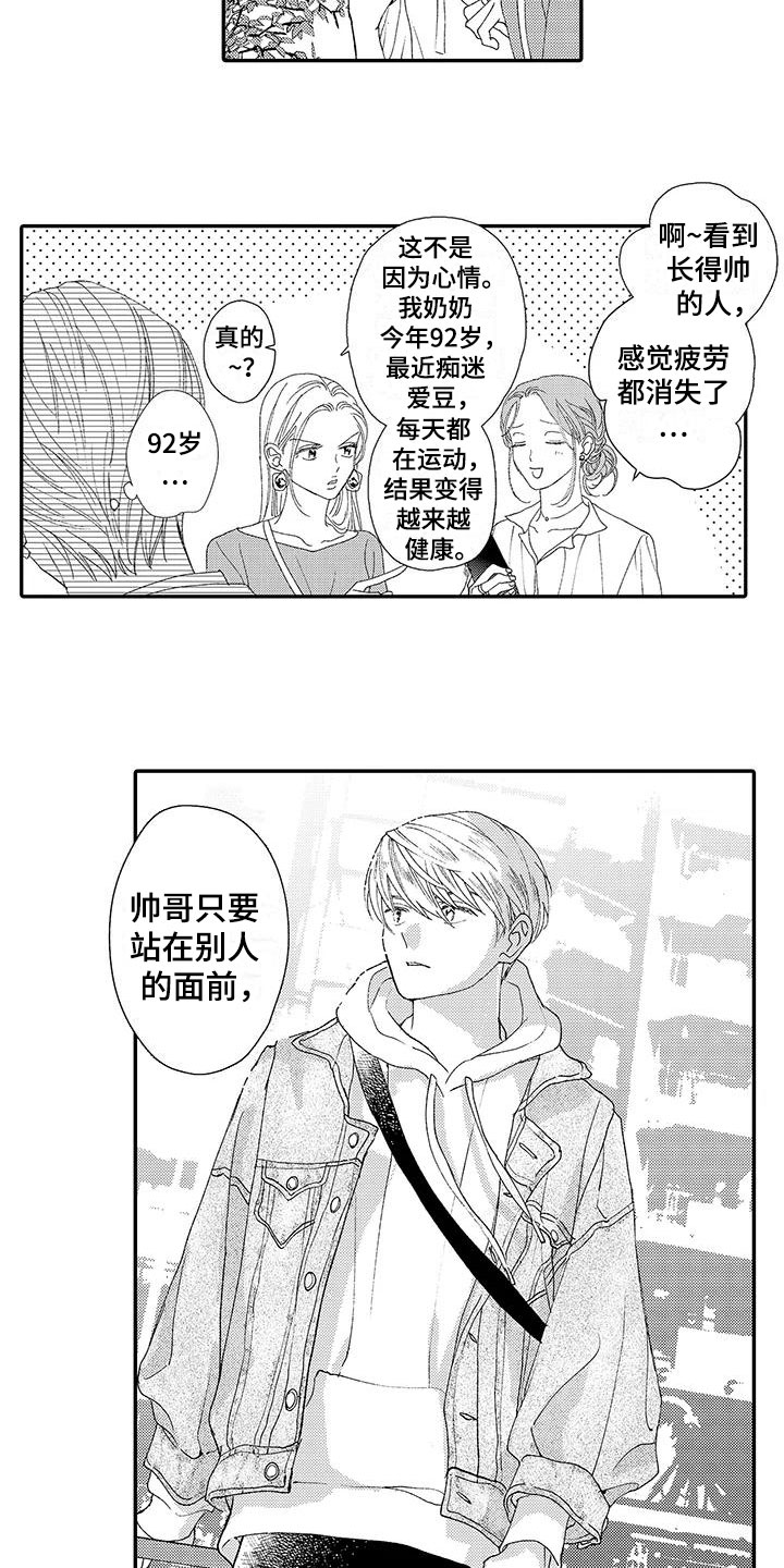 《模特守则》漫画最新章节第2章：帅哥免费下拉式在线观看章节第【5】张图片