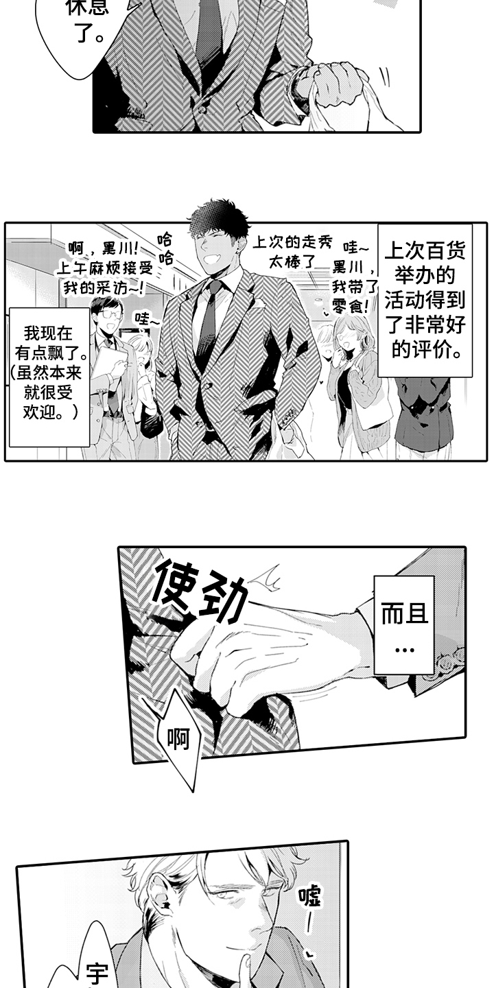 《秘密模特》漫画最新章节第17章：丰收免费下拉式在线观看章节第【2】张图片