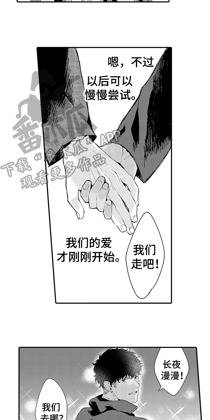 《秘密模特》漫画最新章节第21章：爱启程免费下拉式在线观看章节第【3】张图片