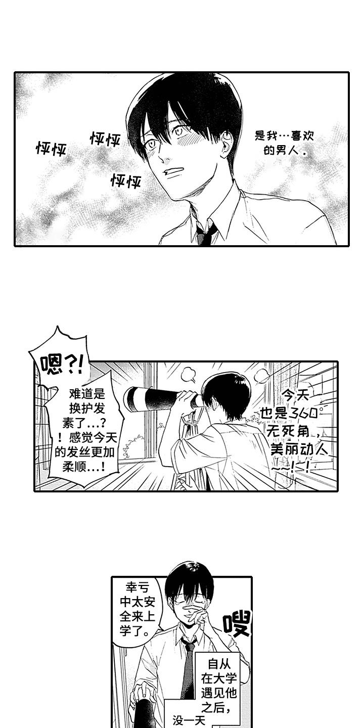 《命运来到我身边》漫画最新章节第1章：暗恋免费下拉式在线观看章节第【10】张图片