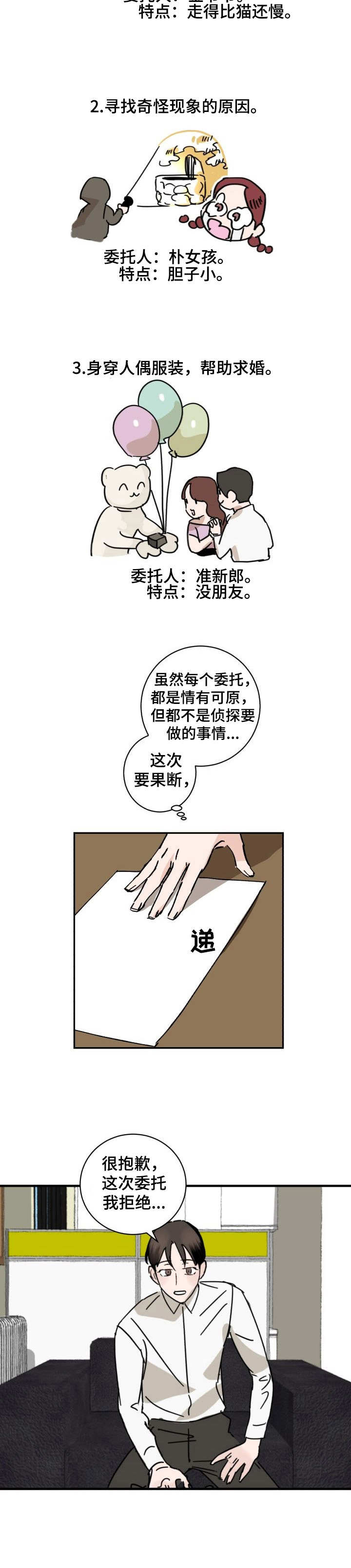 《怪盗与侦探》漫画最新章节第1章：委托免费下拉式在线观看章节第【1】张图片