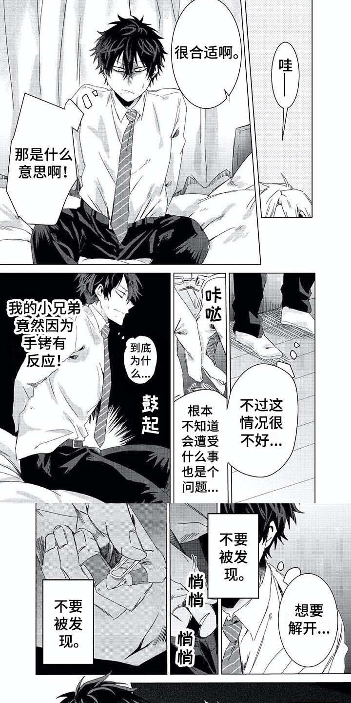 《开锁》漫画最新章节第3章：手铐免费下拉式在线观看章节第【2】张图片